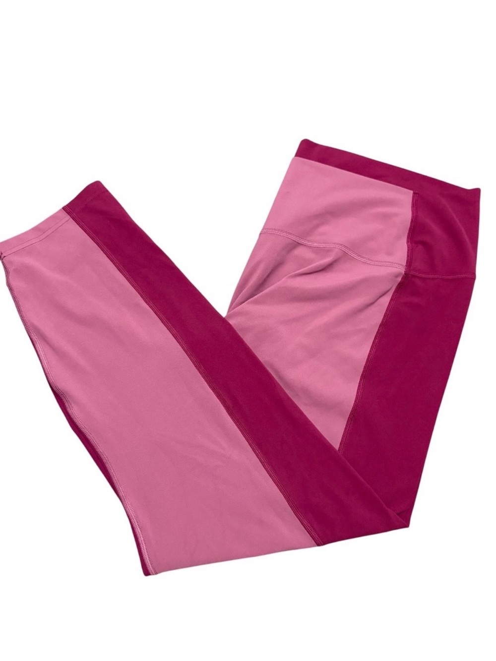 Athleta Plus Size Transcend Colorblock 7/8 Tight Leggings
